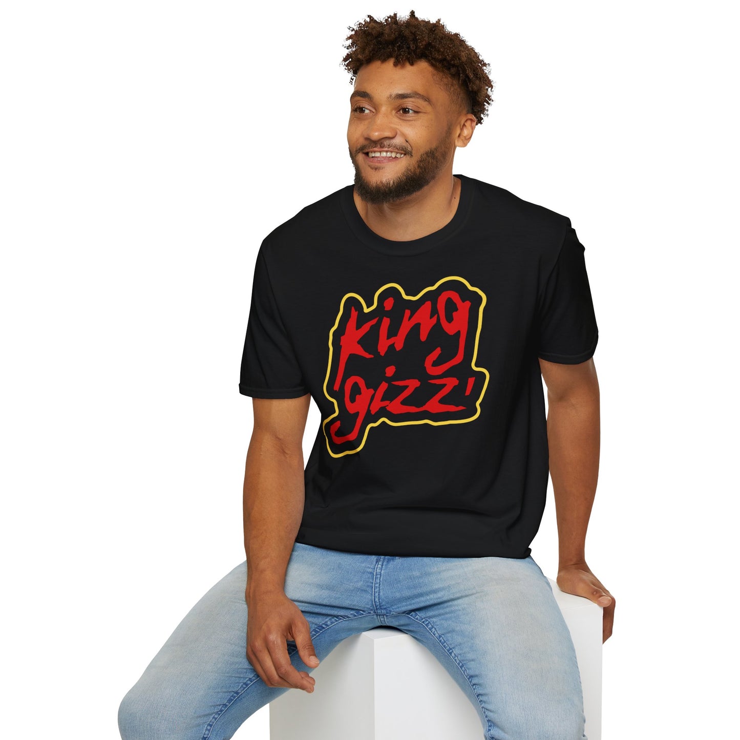 King Gizz' X Daft Punk - KGLW Party - Black unisex softstyle t-shirt