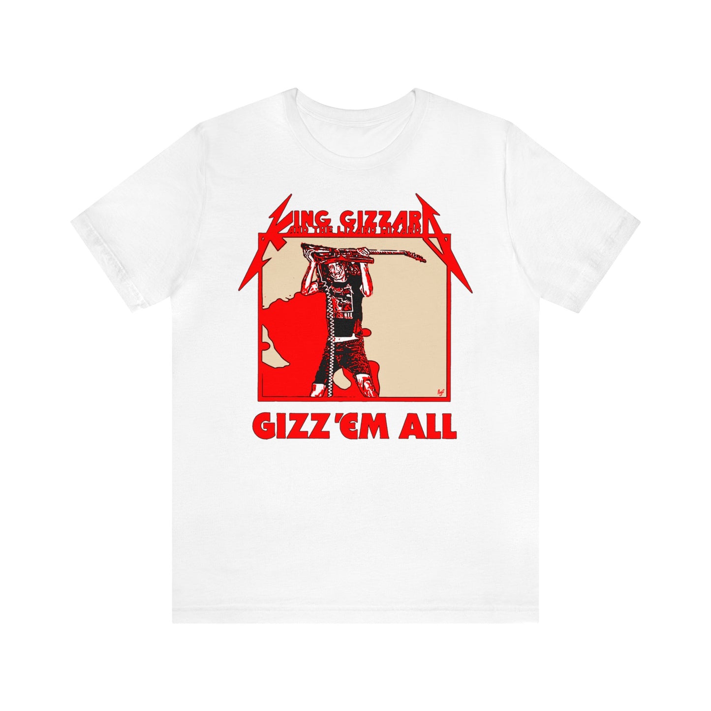 Gizz 'em all - Original test print version - Unisex Jersey Short Sleeve Tee