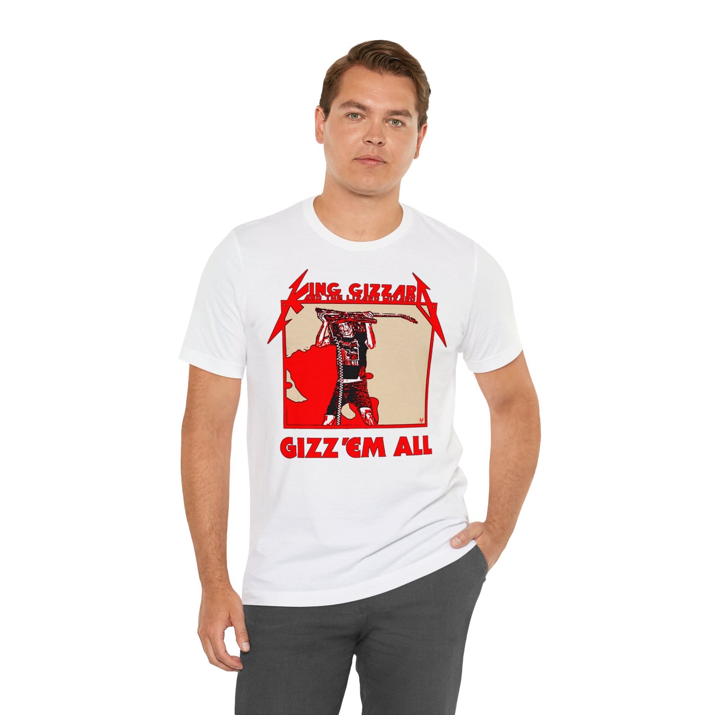 Gizz 'em all - Original test print version - Unisex Jersey Short Sleeve Tee