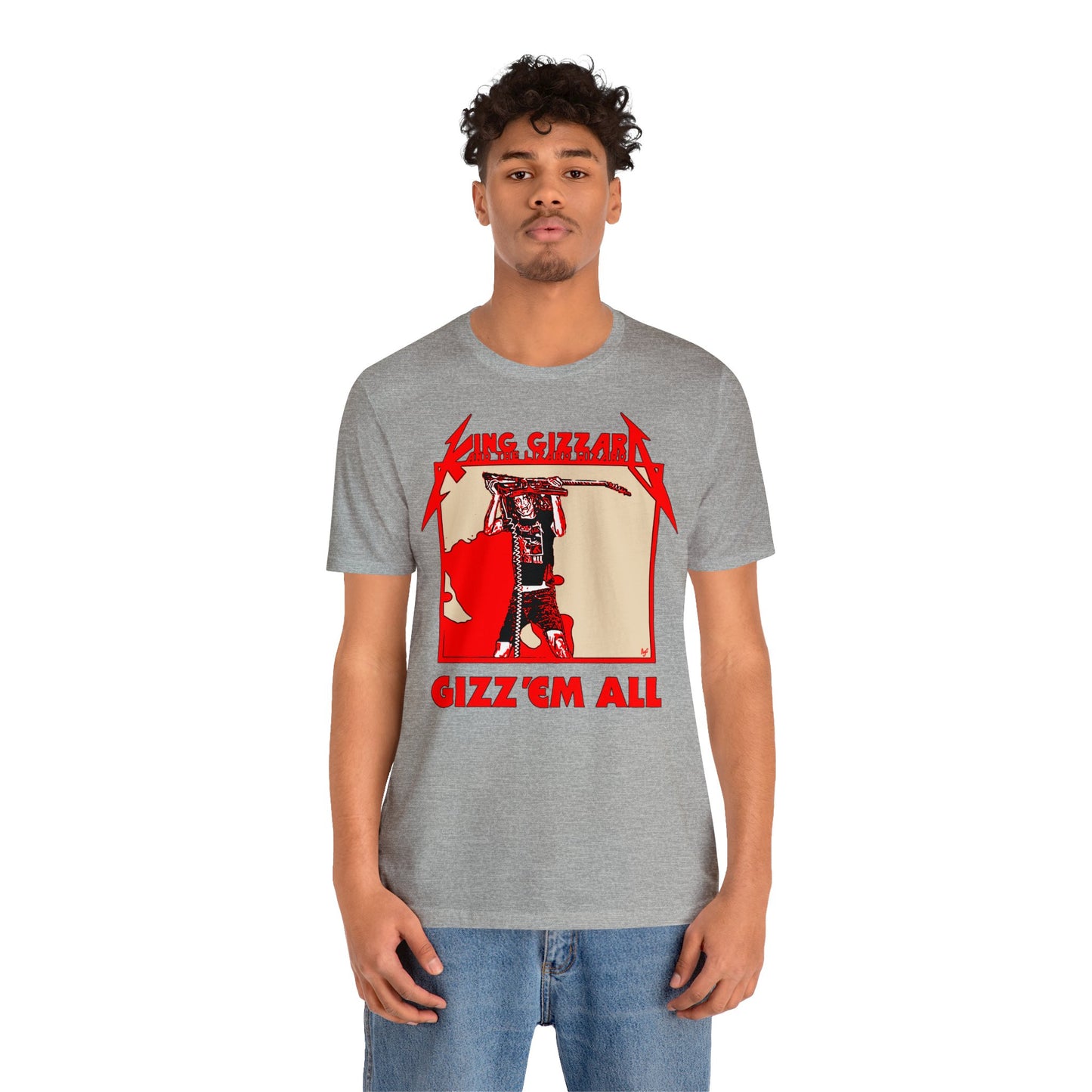 Gizz 'em all - Original test print version - Unisex Jersey Short Sleeve Tee