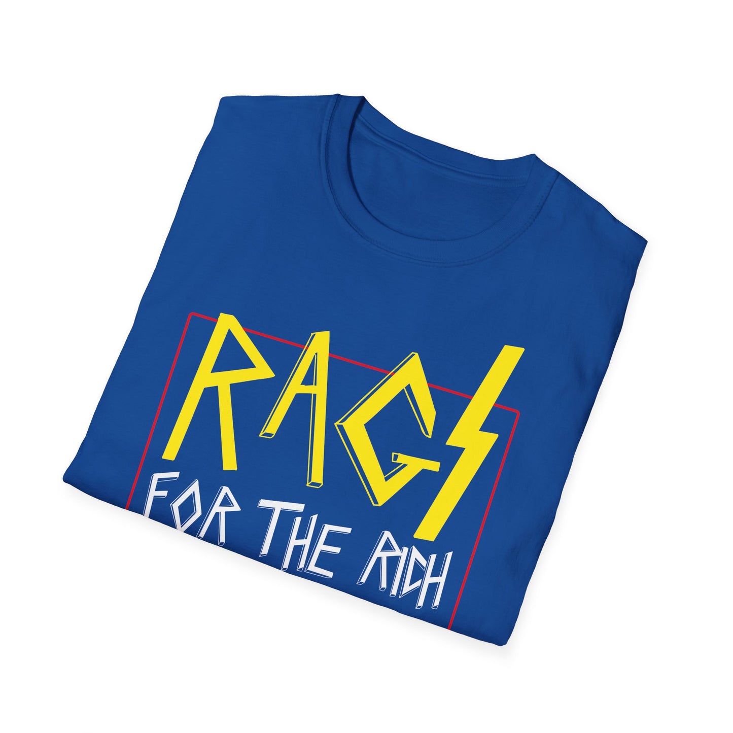 rags for the rich - logo t-shirt#001 - promo ltd edition - Unisex Softstyle T-Shirt