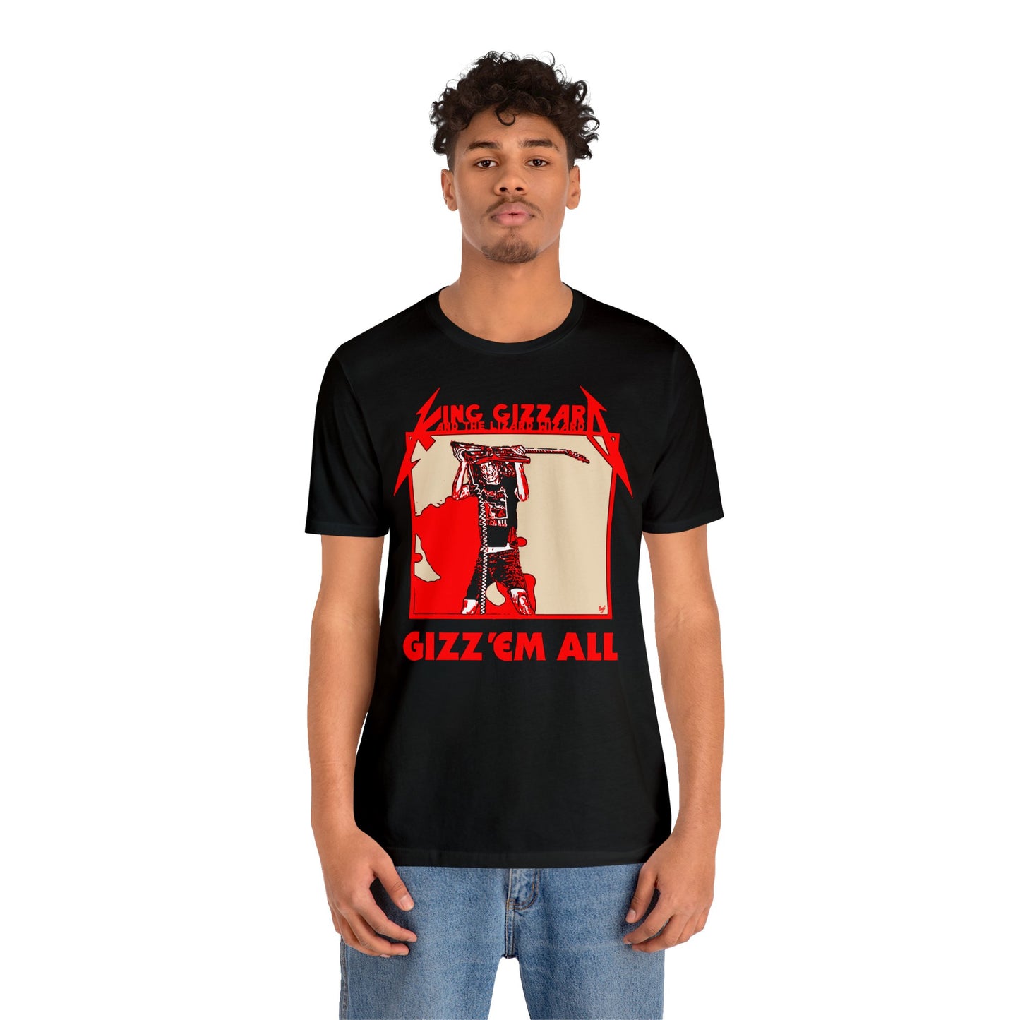 Gizz 'em all - Original test print version - Unisex Jersey Short Sleeve Tee