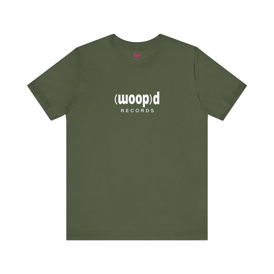 (woop)d records - Unisex Jersey Short Sleeve Tee