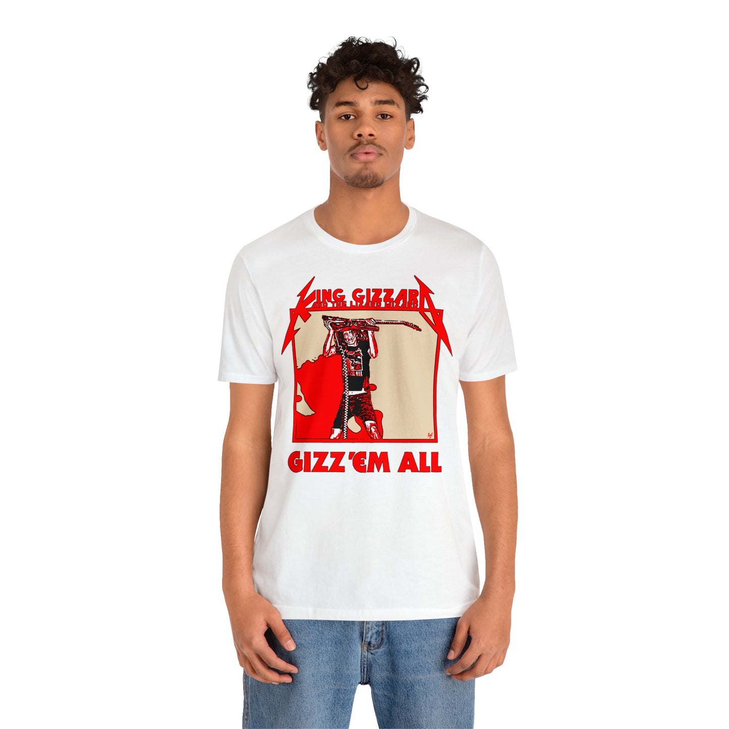 Gizz 'em all - Original test print version - Unisex Jersey Short Sleeve Tee