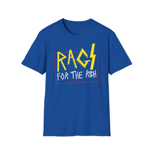 rags for the rich - logo t-shirt#001 - promo ltd edition - Unisex Softstyle T-Shirt