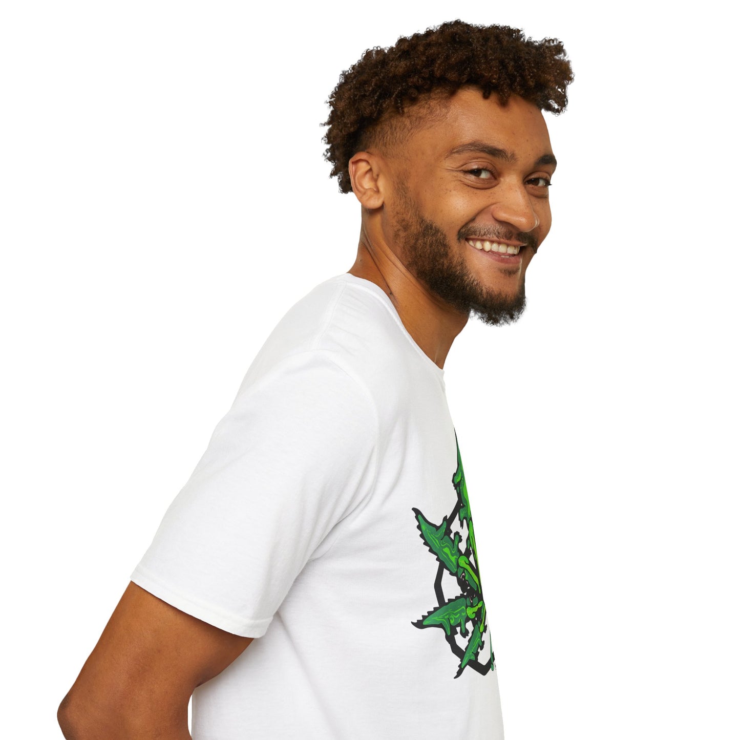 Gator Haze - White Unisex Softstyle T-Shirt