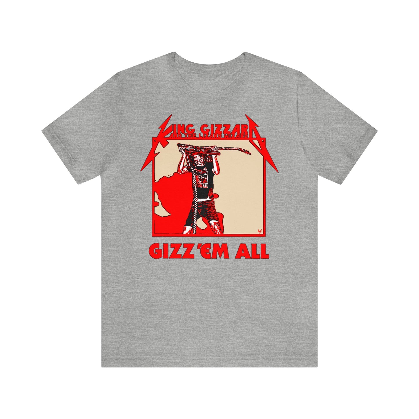 Gizz 'em all - Original test print version - Unisex Jersey Short Sleeve Tee