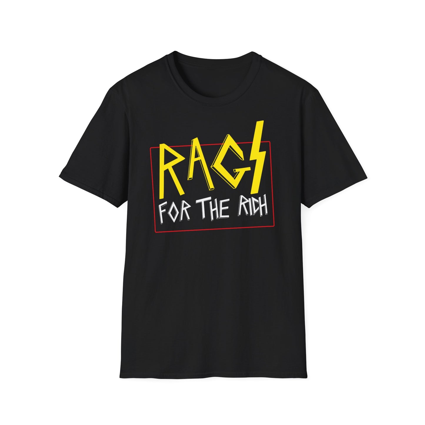 rags for the rich - logo t-shirt#001 - promo ltd edition - Unisex Softstyle T-Shirt